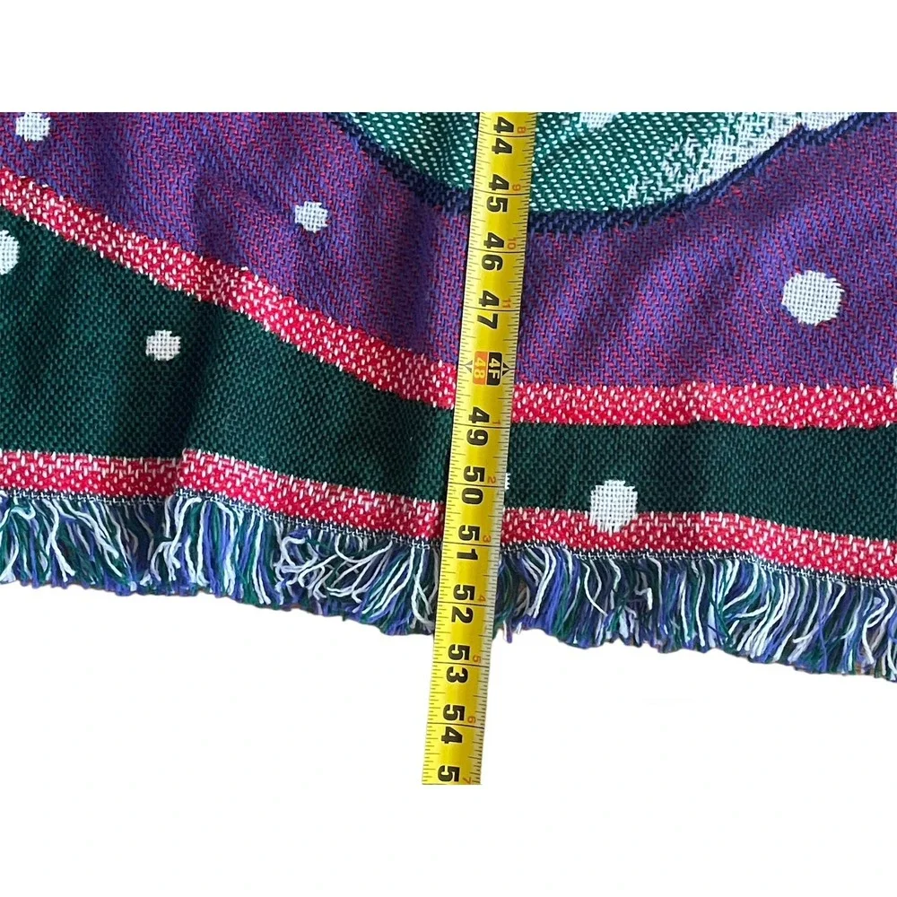 Disney Mickey Mouse Woven Christmas Throw Blanket Happy‎ Holidays By Beacon G81